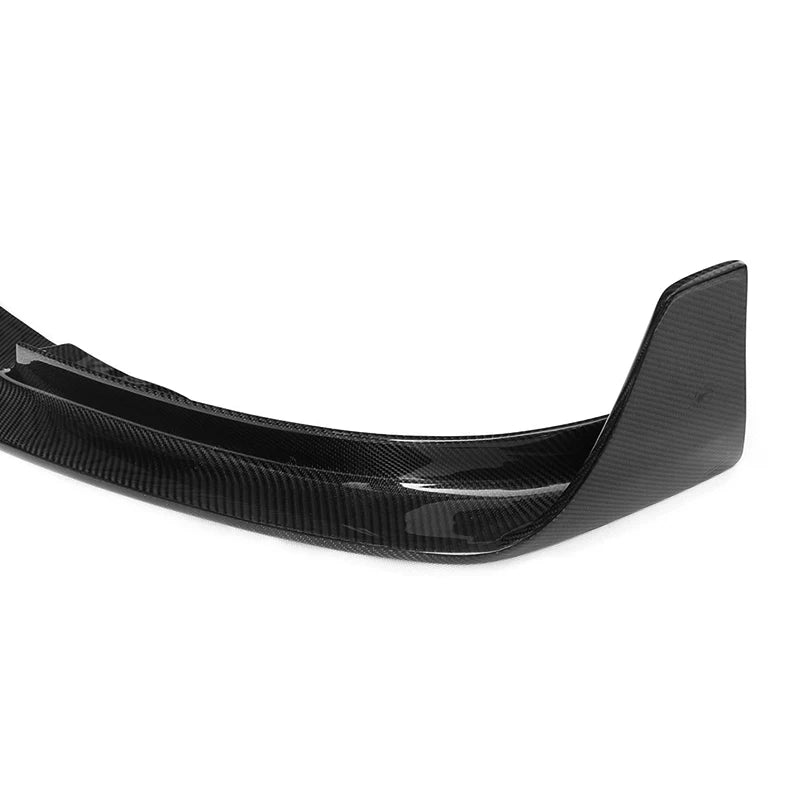 Chimera EV Conversions and Accessories - Carbon Fiber Car Front Bumper Lip Splitter For Tesla Model 3 2017-2020 Body Kit Front Lip Spoiler Diffuser Chin Guard Protector -  - 