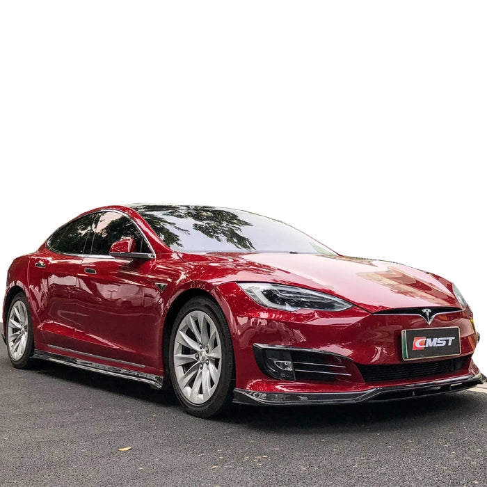 Chimera EV Conversions and Accessories - Carbon fiber body kit for Tesla model s front spoiler rear diffuser side skirts and trunk spoiler for Tesla model s facelift -  - 